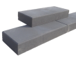 Traptrede (strak) 100x40x16 cm grijs