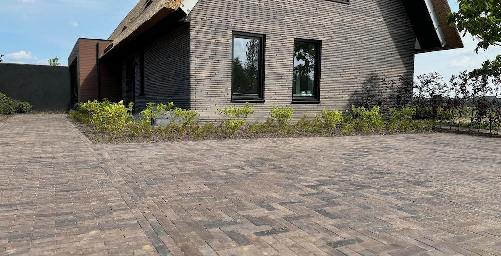Moderne landelijke tuinarchitectuur 