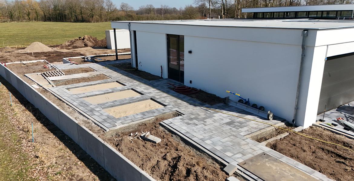 Tuin in aanleg