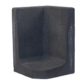 L-Hoeksteen 60x40x40 cm zwart