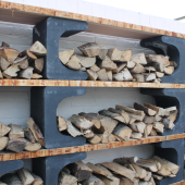 U-Steen 40x50x40 cm zwart