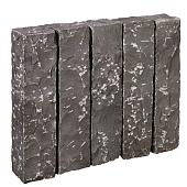 Palissades Vietnamees basalt  50x12x12 cm Bekapt zwart