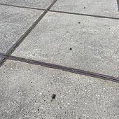 Gebruikte betonplaat 200x200x14 met hoeklijn B-keus