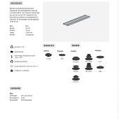 Structusol aluminium profiel ST16 lengte 2,4 m met rubber profiel