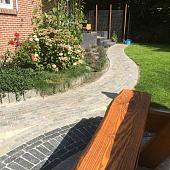 Antieke trommel dikformaat 6 cm musselkalk