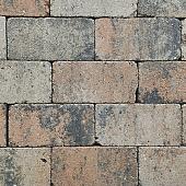 Antieke trommel betonstraatsteen 6 cm musselkalk