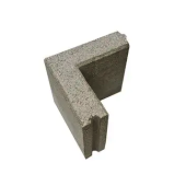 opsluitband hoekstuk 5x15 grijs