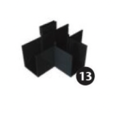 ACO Slimline T-stuk (zonder rooster)