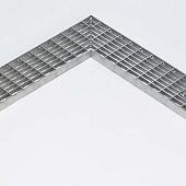 Glassline RVS hoekstuk + maasrooster