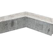 Opsluitband hoekstuk 10x20x40 cm 135' grijs