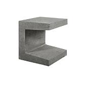 Betonnen U-element 30x30x40 grijs