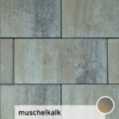 Futura 30x20x8 cm muschelkalk (mini-facet, met deklaag)