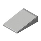 Invalide-inritblok 13/15 17/8X75X50 midden grijs vk