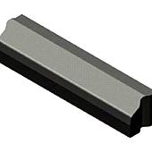 Geleideband 5/20x20x100 cm recht zwart visbek