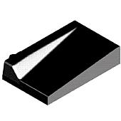 Invalide-inritblok 13/15 17/8X75X50 links zwart visbek