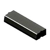 Trottoirband 28/30x16x100 cm zwart visbek