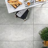 Keramische tegel TwentyGres Rail 60x60x4 Silver