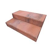 Traptrede (strak) 100x40x16 roestbruin