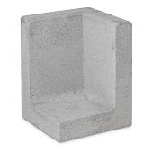 Betonnen L-hoekelement 50x50x120 grijs