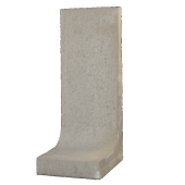 L-Element 100x50x40 cm grijs