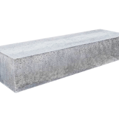 Oud Hollandse zitelement recht 100x60x40 grijs