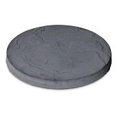 Ronde staptegel Flagstone 44 cm zwart