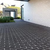 UWF60 Ares zwart bezand Getrommeld