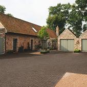 DF80 WS bruin/zwart getrommeld