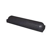 Stootband 2x rond 20x17x95 cm zwart