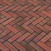 WF80 Lumino gebakken waalformaat rood-paars genuanceerd