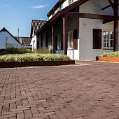 WF60 Vulcano Antica gebakken waalformaat rood-bruin-zwart