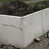 KG075-H (Hoek 90 graden) Keerwand 50x50x75 cm