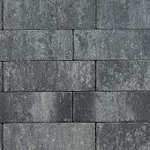 Longstone opritsteen 7 cm grijs/zwart