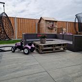Patio square 90x90x6 cm concrete
