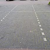 Gebruikte betonklinkers Didam zwart (op pallets)