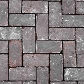 Oude gebakken keiformaten Bylands rood-paars plat (op pallets)