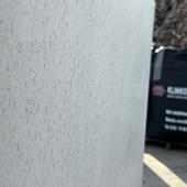 Profi- Keerwand grijs 130 cm hoog, 199 cm Lang, ca.79-85 cm voet
