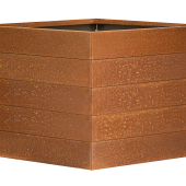 Bloembak corten 150x150x70