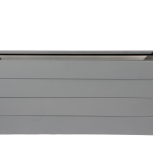 Bloembak poedercoat taupe 210x150x56