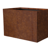 Bloembak vlak corten 60x90x60