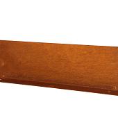 Kantopsluiting double (flg) corten 300x10