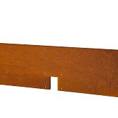 Kantopsluiting double corten 300x10
