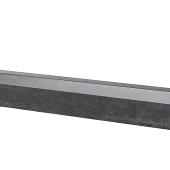 U-profiel gelijkzijdig opsluitband 6cm verzinkt 300x4,6x4,6x6,4