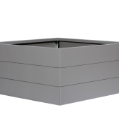 Bloembak poedercoat taupe 210x210x42