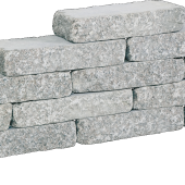 Graniwall grey rockface 40x16x8cm