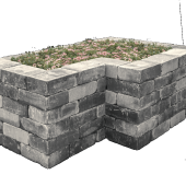 Tumbelwall getr, 30x20x10cm matterhorn