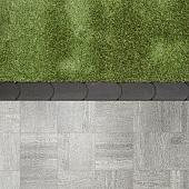 Kantsteen graskant antraciet 22x12x4,5cm
