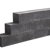 Hf linea block black 15x15x30cm