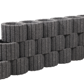 Cirkelflor mini zwart 30x20x20cm