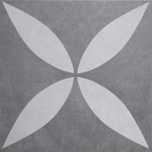 GeoCeramica® 60x60x4 Ambi. Antra Flower